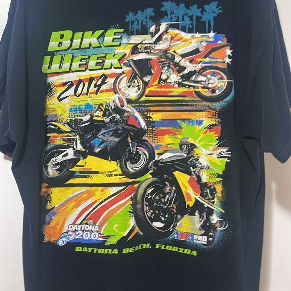 Daytona bike week 200 Graphic T-Shirt 2014 XL - Picture 3 of 6